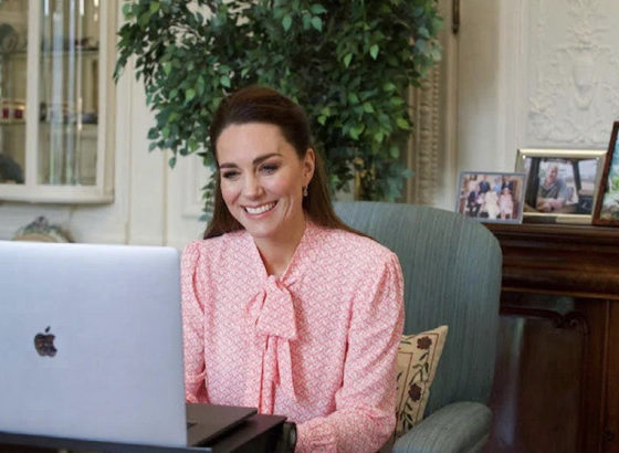 После скандального интервью Меган Маркл и принца Гарри: Кейт Миддлтон провела онлайн-встречу
