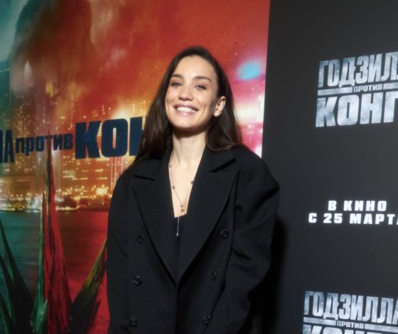 Виталий Гогунский, Виктория Дайнеко и другие на премьере фильма «Годзилла против Конга»