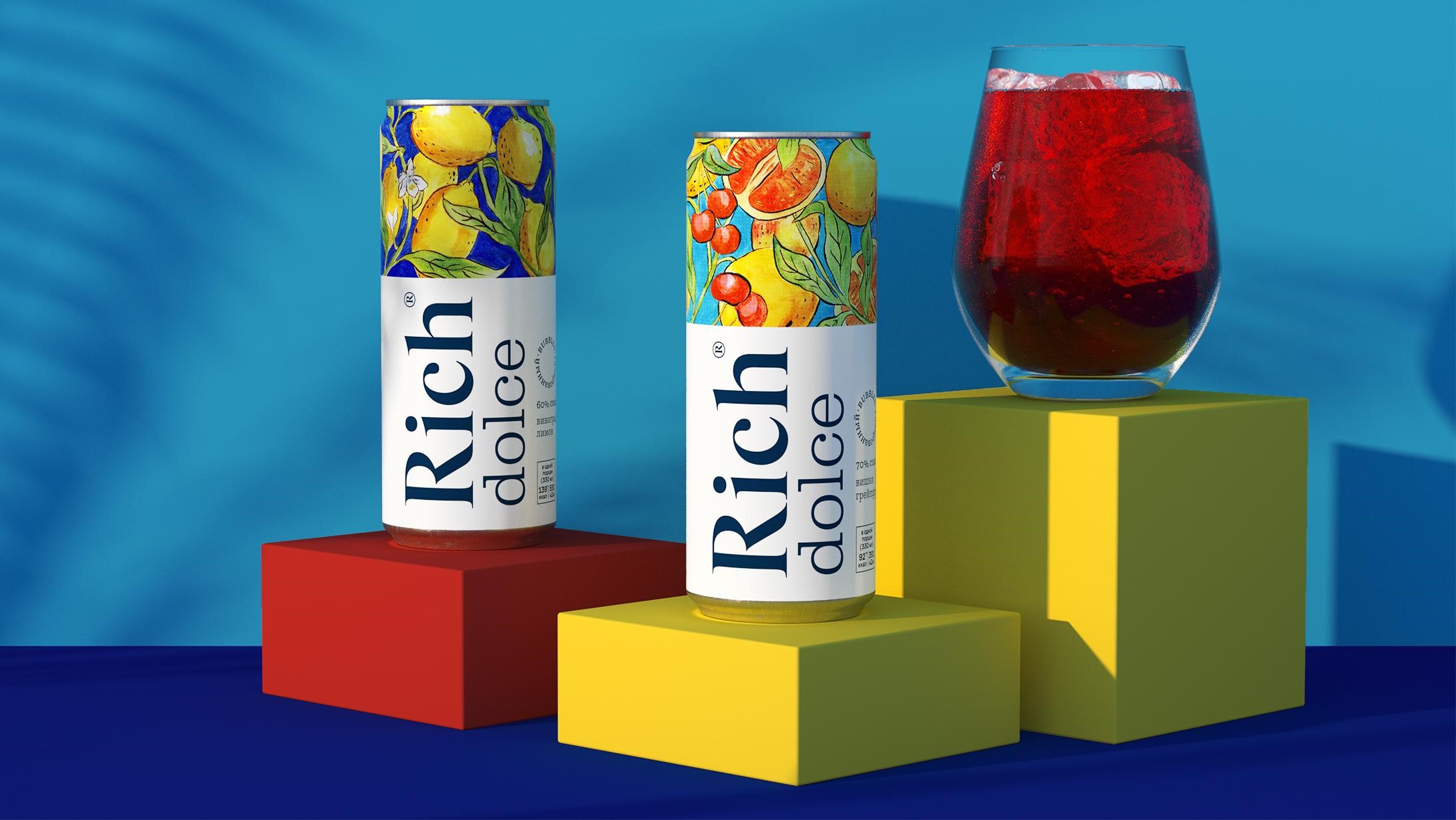 Rich Dolce: новый газированный солнечный напиток с необычным сочетанием ...