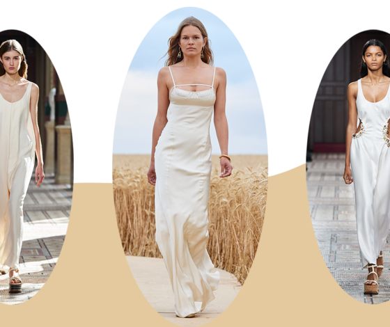 Гид по самым модным свадебным платьям сезона: мини и комбинация