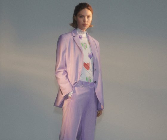 Лавандовый костюм мечты в новой коллекции MSGM