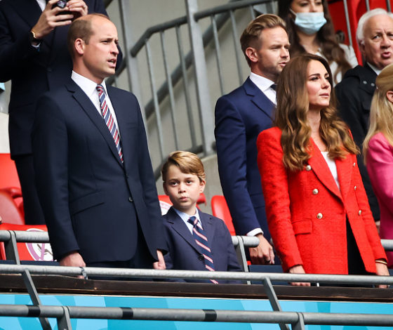 VIP болельщики: Кейт Миддлтон и принц Уильям поддержали сборную Англии на «Евро — 2020»