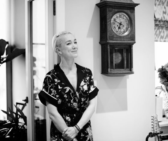 Дарья Мороз, Алина Астровская и Антон Лаврентьев на презентации коллекции AURA by GEOMA Jewelry x Masterpeace