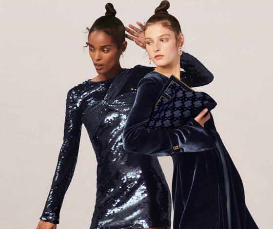 Блестящие мини и яркие принты в коллекции Fendi