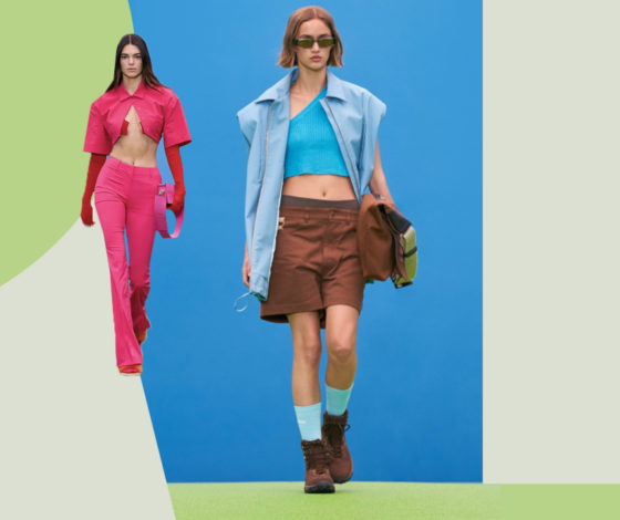 Дуэт голубого и коричневого и еще 4 тренда, которые мы будем носить благодаря новому показу Jacquemus