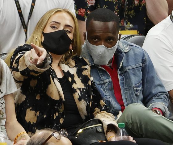 Редкие кадры: Адель засняли с Ричем Полом во время прогулки