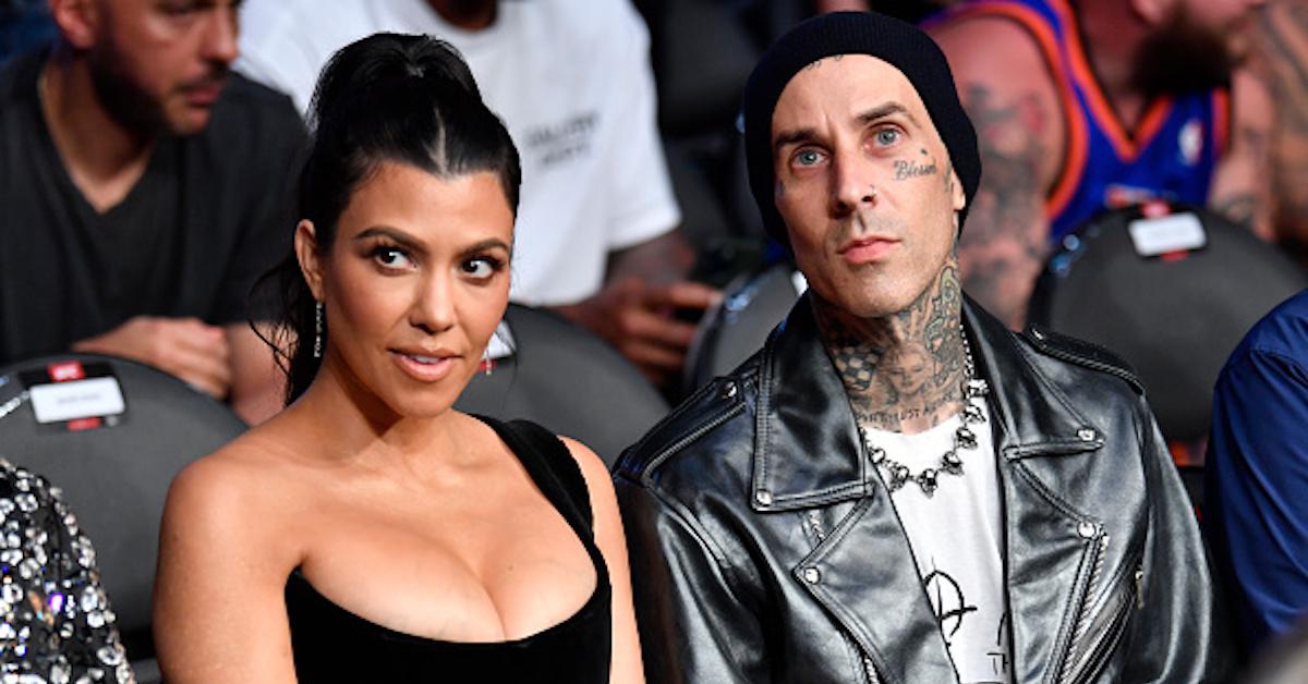 Travis Barker shared a candid photo with Kourtney Kardashian that we shouldn’t have seen.