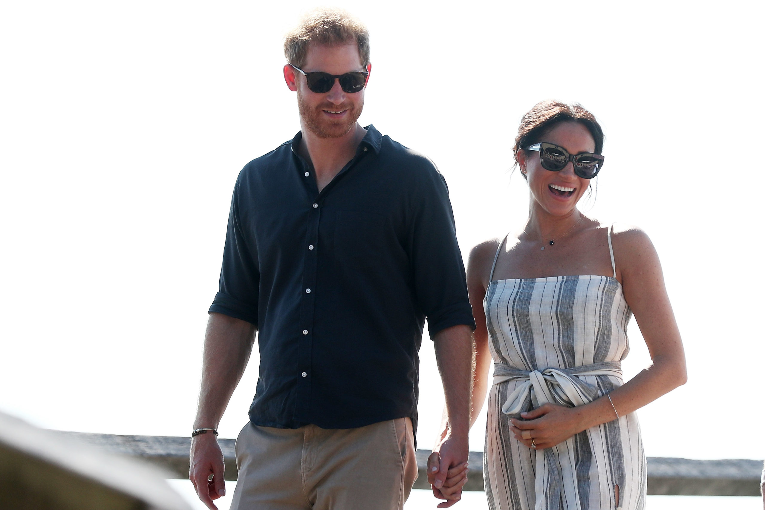 Glows with happiness: Meghan Markle and Prince Harry filmed on a date