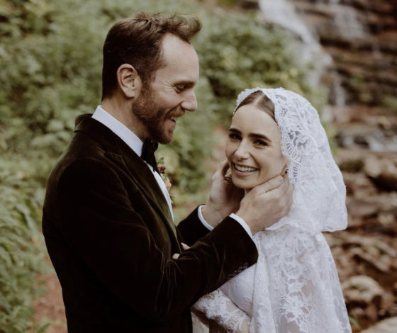 Официально: Лили Коллинз вышла замуж за Чарли МакДауэлла