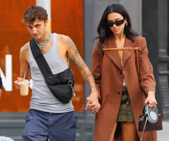 В идеальном осеннем образе: новый выход Дуа Липы с бойфрендом