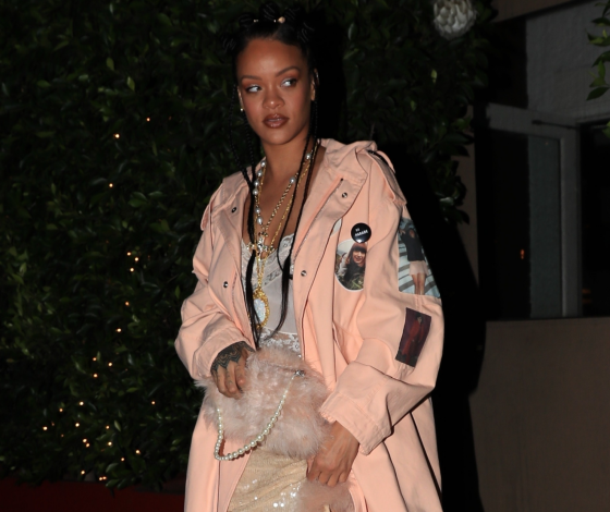 Одеться на ужин, как Рианна: новый выход звезды в Санта-Монике