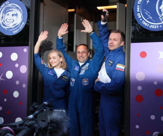 «Фильм войдет во все киноучебники»: подробности первого полета в космос Юлии Пересильд и Клима Шипенко для съемок кино