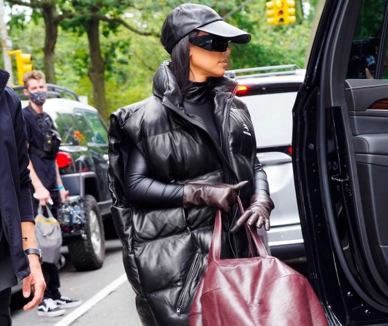 Гардероб звезды: дутый жилет, как у Ким Кардашьян, главный тренд сезона