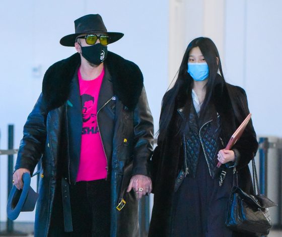 Редкие кадры: 57-летний Николас Кейдж появился со своей 27-летней женой