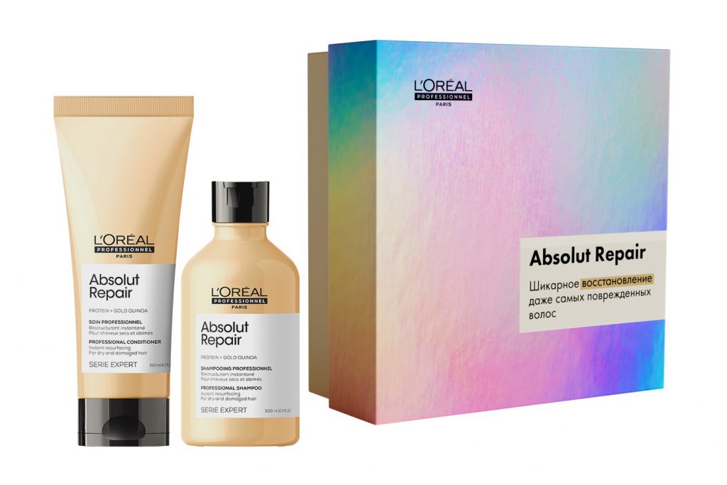 Набор Serie Expert Absolut Repair Gold Set, L'oreal Professionnel Paris, 2355 р. 