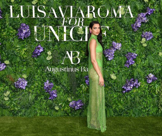 После расставания с Анваром Хадид: Дуа Липа вышла в свет в голом платье