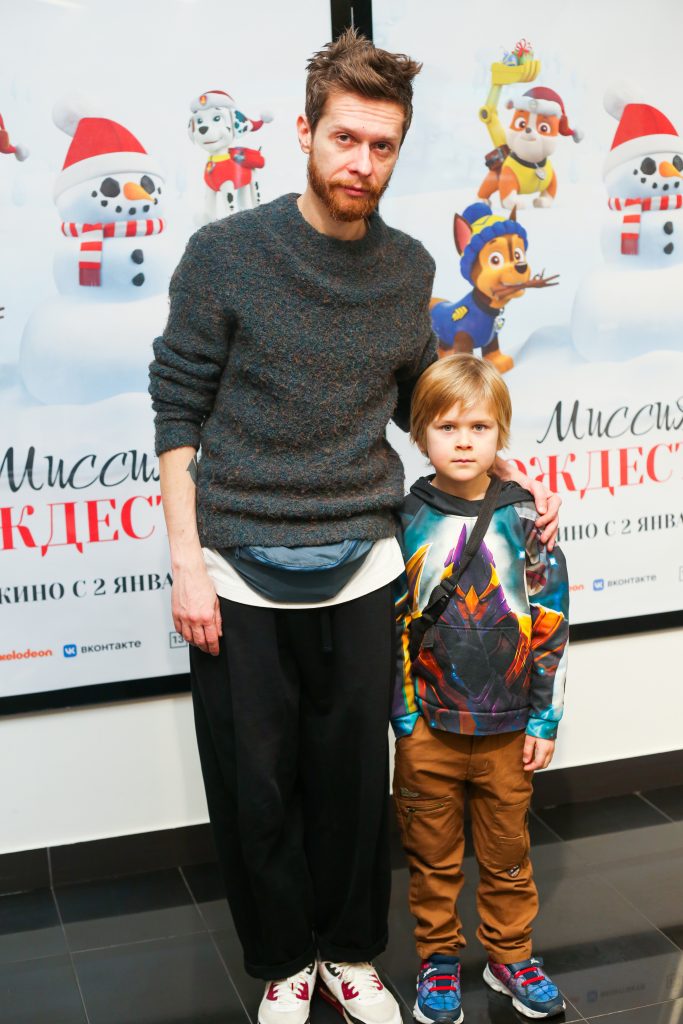 Гриша Калинин с сыном