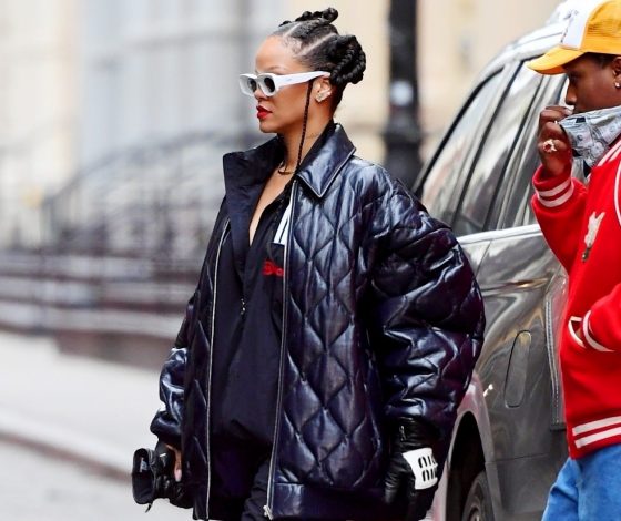 Гардероб звезды: стеганная куртка, как у Рианны
