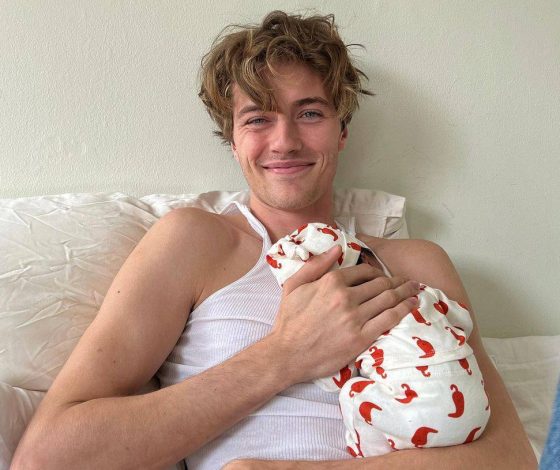 Лаки Блю Смит стал отцом в третий раз