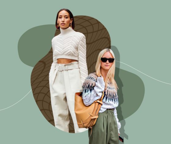 Совет стилиста: как носить укороченный свитер зимой