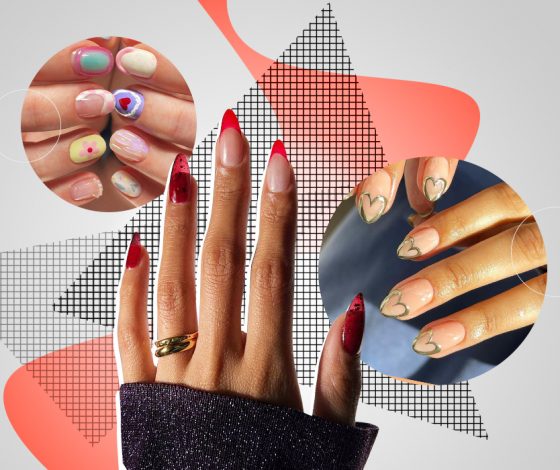 Идеи для маникюра на 14 февраля: не только розовый френч