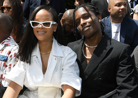 Тотал-блэк: Рианна и A$AP Rocky вышли в свет в семейном образе