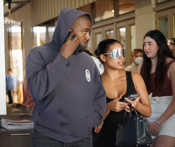 Канье Уэст познакомил свою новую девушку с семьей