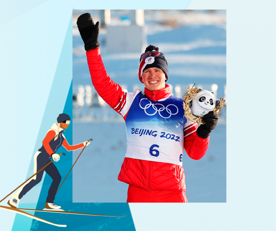 Чемпион в лыжной эстафете и серебряный призер в скиатлоне на зимних Олимпийских играх в Пекине Денис Спицов