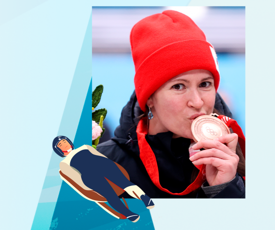 Бронзовый призер в санном спорте на зимних Олимпийских играх в Пекине Татьяна Иванова
