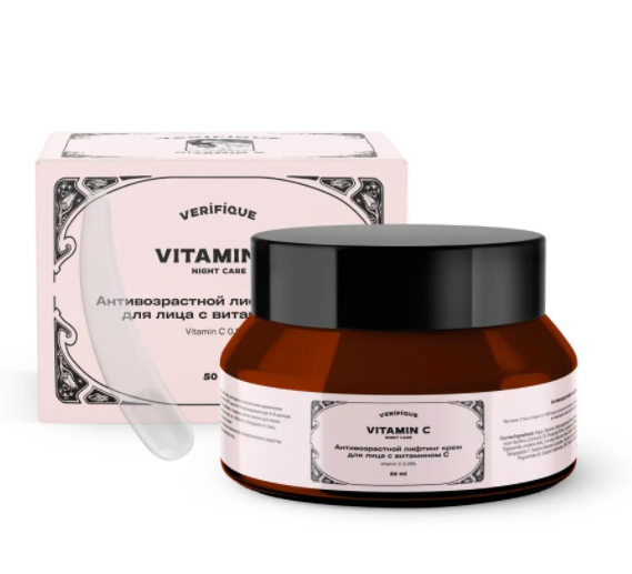 Антивозрастной лифтинг крем для лица с витамином С, Verifique, 917 р.