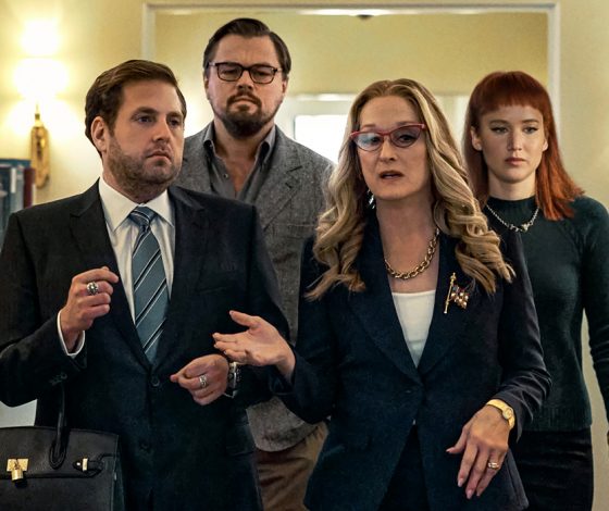 «Не смотрите наверх»: актуальная апокалиптическая сатира о конце света с Леонардо ДиКаприо, Дженнифер Лоуренс и Мэрил Стрип