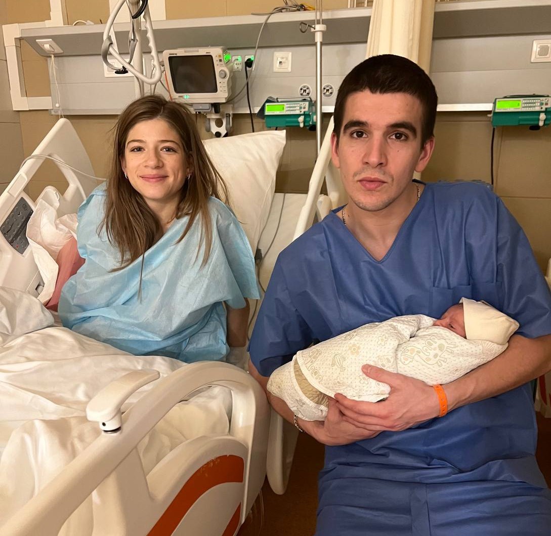 Love of the day: Feduk shared a photo with his daughter