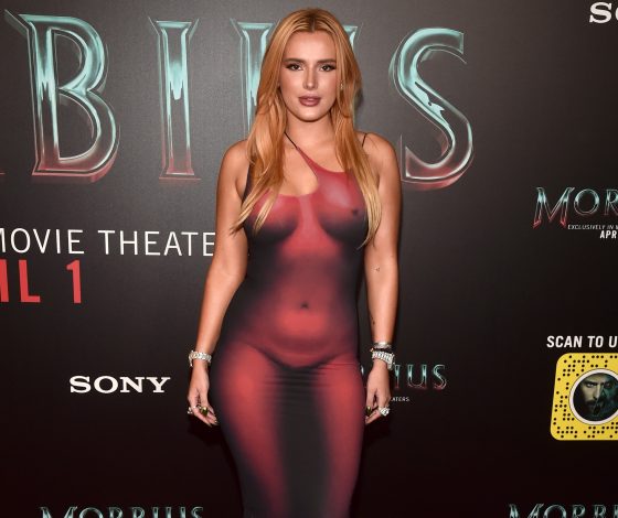 «Голое» платье – самый провокационный тренд этого сезона: Белла Торн доказывает это