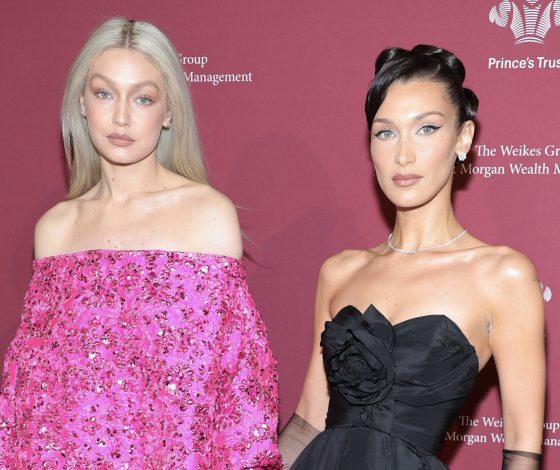 Модная битва: Джиджи вышла в свет в ультракоротком платье со стразами, а Белла — в винтажном Dior