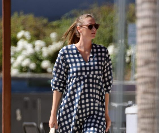 Первый выход Марии Шараповой после объявления о беременности