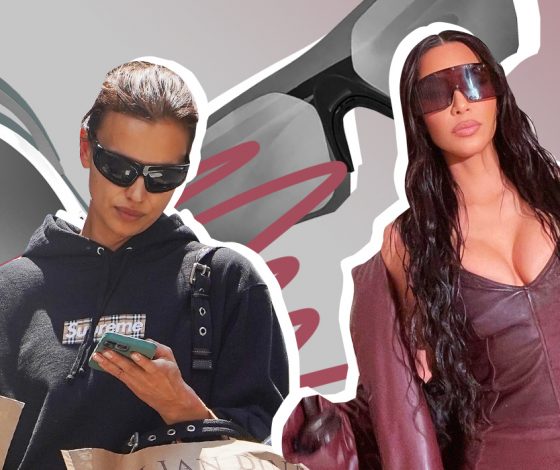 Футуристичные очки, которые носят Ким Кардашьян и Ирина Шейк: рассказываем, где такие купить