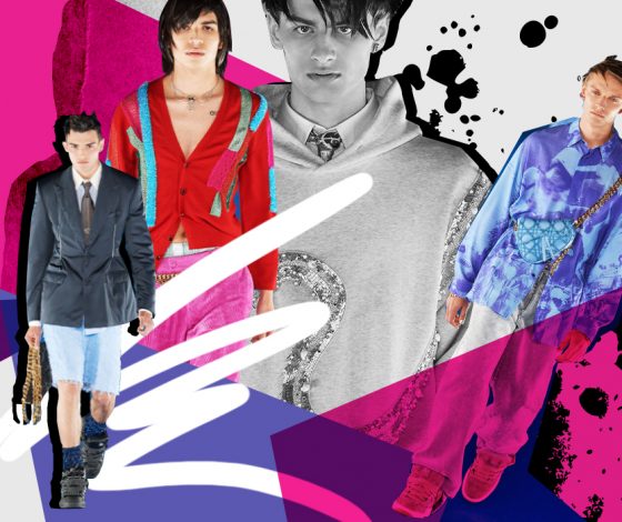 Скейтерские кроссовки в сочетании с классическими костюмами и «пижамные» шорты в новой мужской коллекции Dior Resort 2023