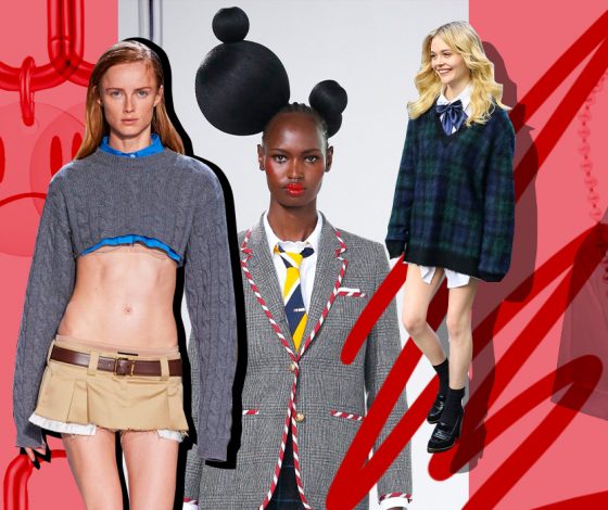 Из школьного кабинета на подиум: разбираем любимый тренд Беллы Хадид и составляем образы в стиле schoolgirl