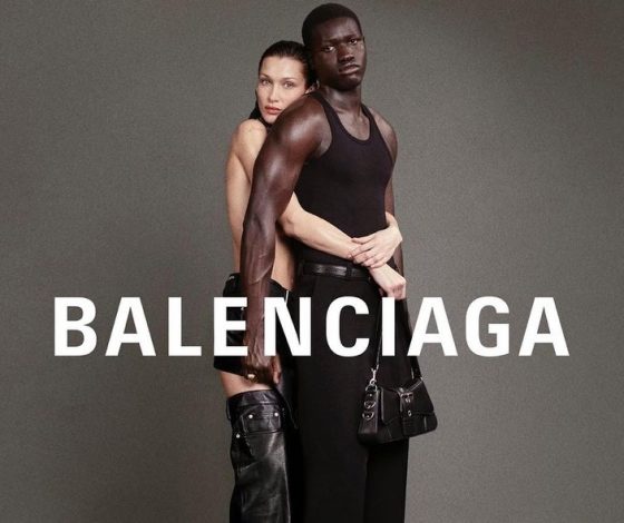 Белла Хадид позирует топлес в новой кампании Balenciaga