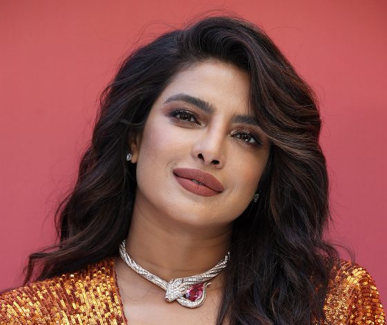 Приянка Чопра предстала в мерцающем платье российского бренда