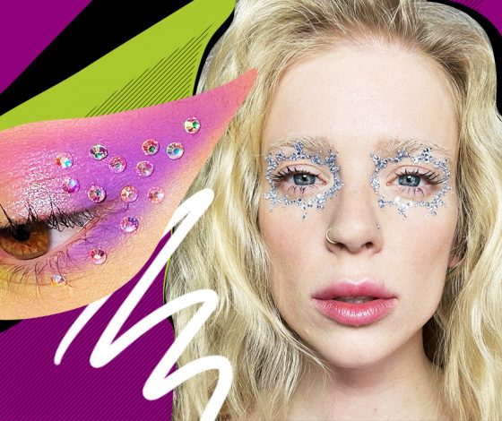 Стразы везде — на лице, волосах и даже зубах. Как следовать главному макияжному тренду этого лета?