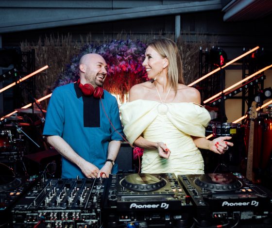 Светлана Бондарчук и Сергей Харченко, Виктория Манасир и другие на открытии террасы BURO. TSUM