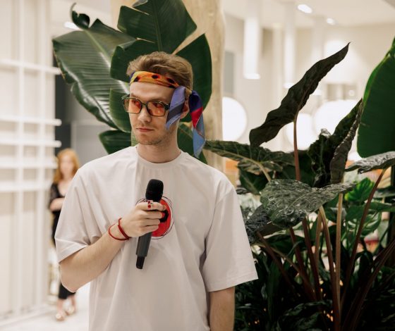 Полина Киценко, Игорь Чапурин, Александра Киселева и другие на презентации «Рив Гош»