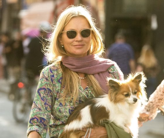 Идеальный вариант для вечеринки: Кейт Мосс в платье с пайетками