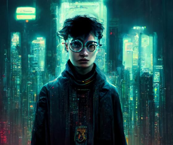Необычный «Гарри Поттер»: пользователи Reddit показали, как бы выглядели герои известной истории о волшебнике в мире киберпанка