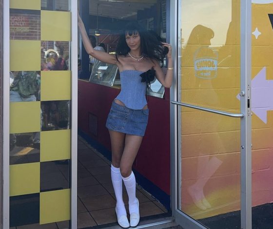 Что ты делаешь, прекрати: Белла Хадид возвращает моду на мокасины