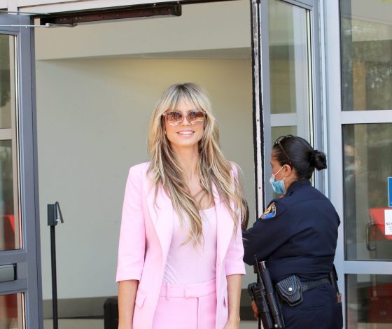 Блондинка в законе: Хайди Клум в total pink