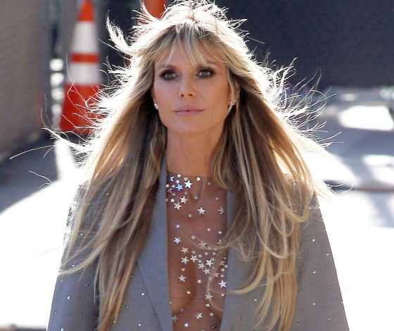 Как добавить блеска в любой образ? Покажет Хайди Клум