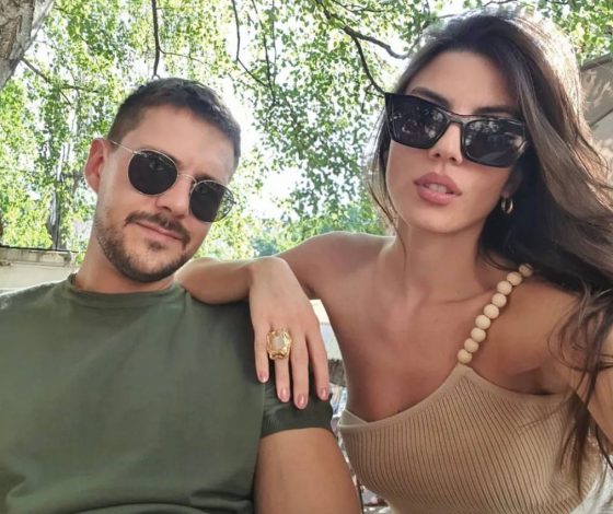 Милош Бикович с возлюбленной ждут первенца