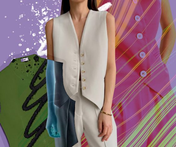 Носить костюмную жилетку вместо топа – нескучный прием, который обожают герои стритстайла: где купить стильные варианты